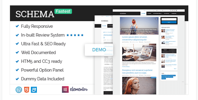 15 Best Themes for Elementor Websites 12 Scema theme for Elemenor