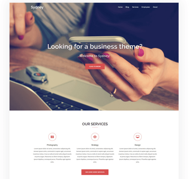 15 Best Themes for Elementor Websites 5 Sydney is the answer of your question- which theme works best with Elementor