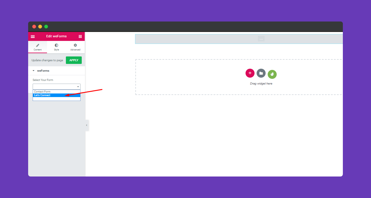 weForms 2 02. Adding weForm