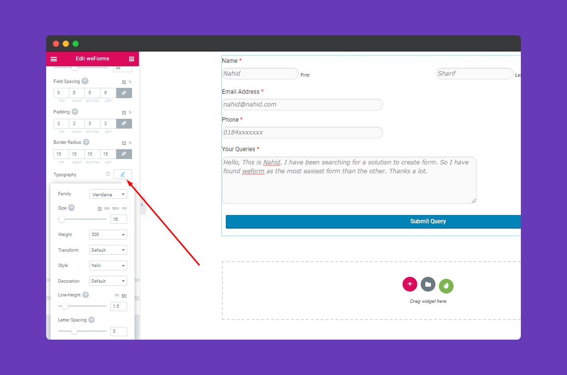 weForms 4 04. Adding weForm