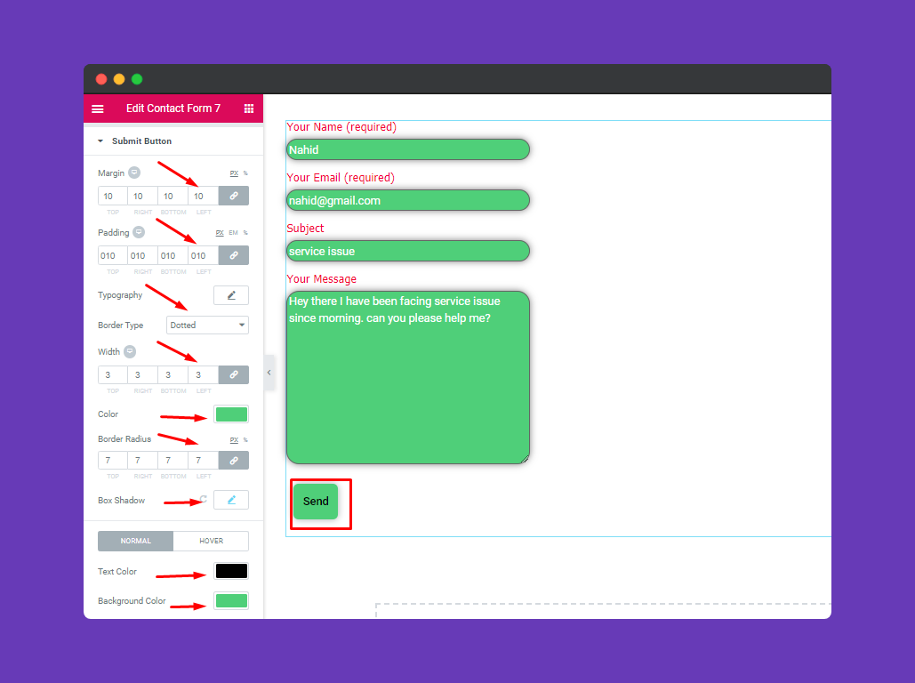 Contact Form 7 7 07. Adding contact