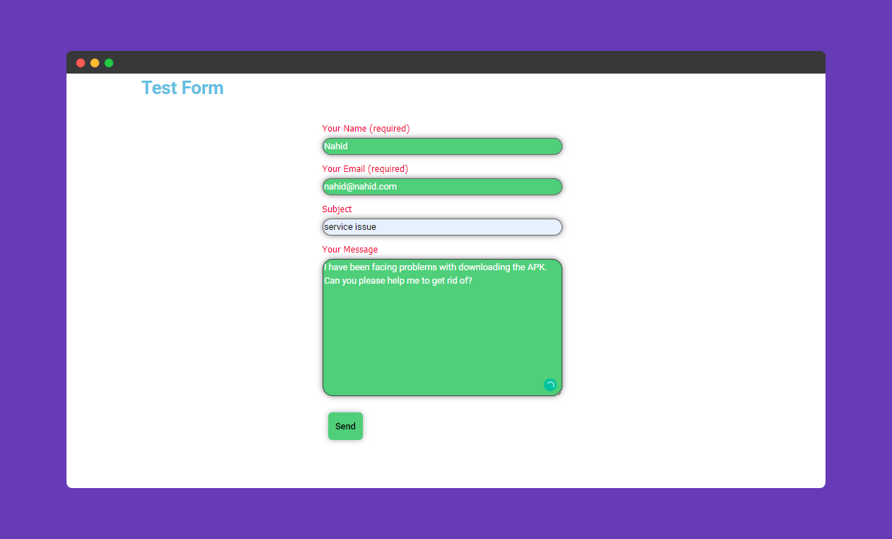 Contact Form 7 9 09. Adding Contact form