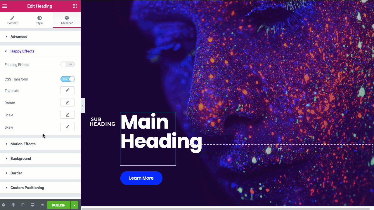 CSS Transform 5 Skew CSS Effect