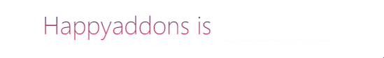 Animated Text 9 text-animation-happy-addons