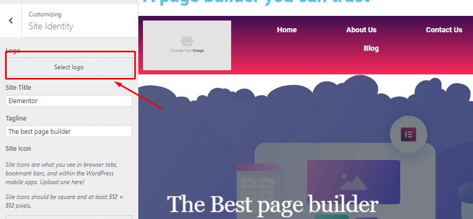 How to Create a Sticky Header Using Elementor 9 How to add logo