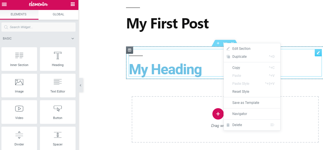 How To Use Elementor: An Easy Way To Get Started 16 how-to-use-elementor-save-template