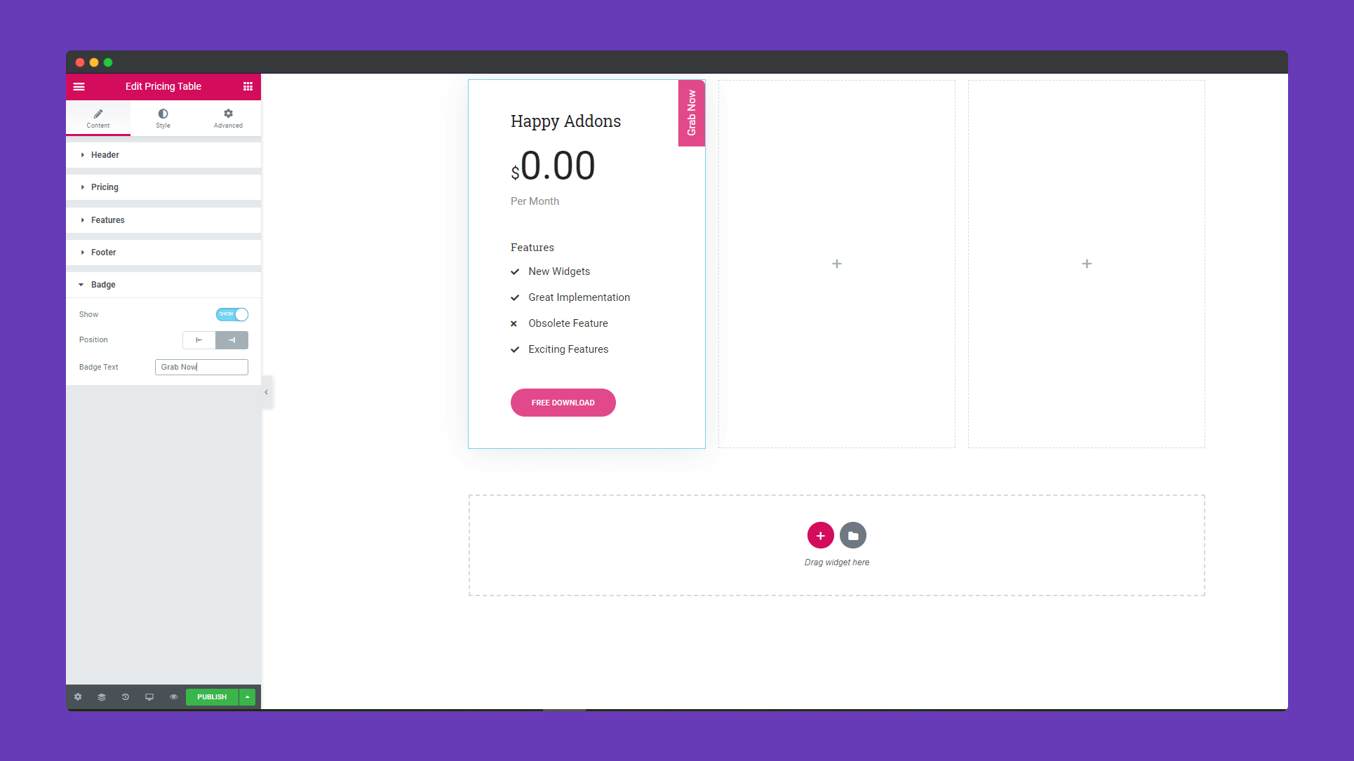 Pricing Table 7 ss7 13