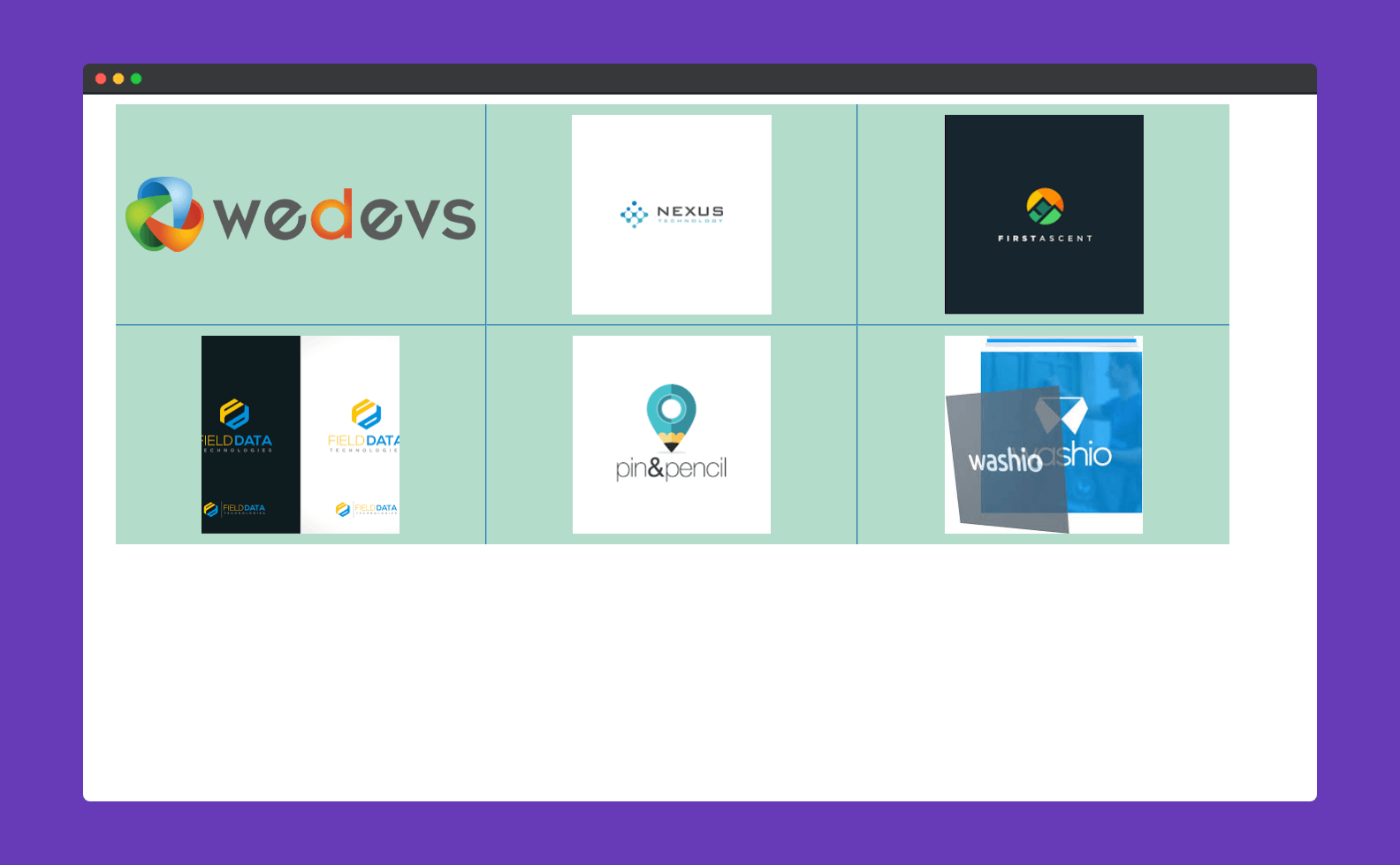 Logo Grid 7 Preview of Happy Addons free Logo Grid widget