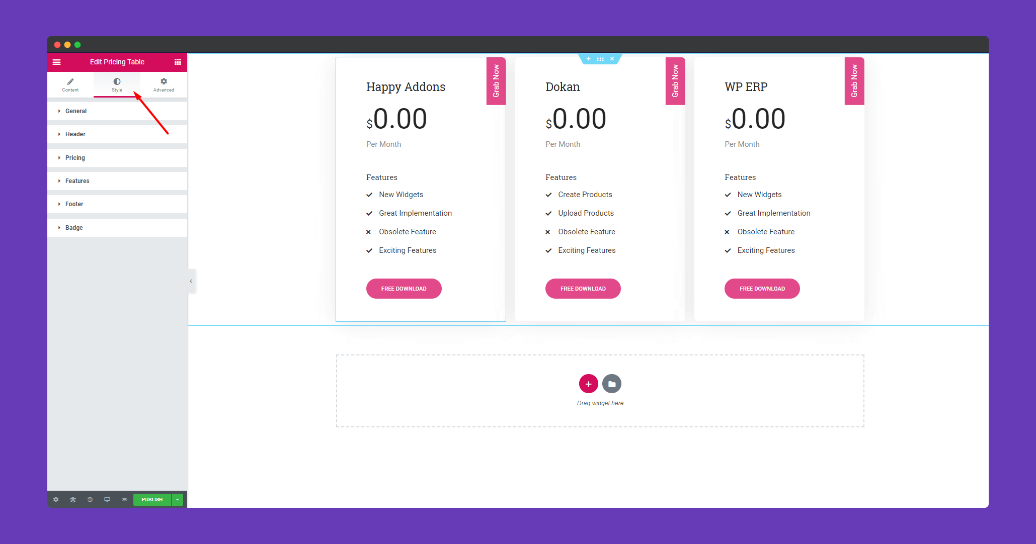 Pricing Table 8 ss8 9