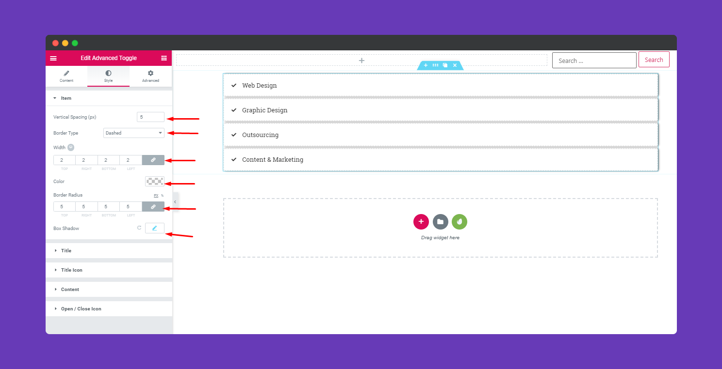 Advance Toggle 6 How to add Advanced Toggle