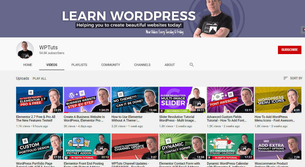 Best Elementor YouTube Channels & Video Marketers You Should Follow Today 8 Elementor youtube channel