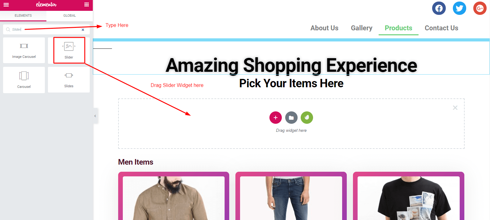 How To Create Slider In WordPress with Elementor and Happy Addons 5 How to drag images in Elementor