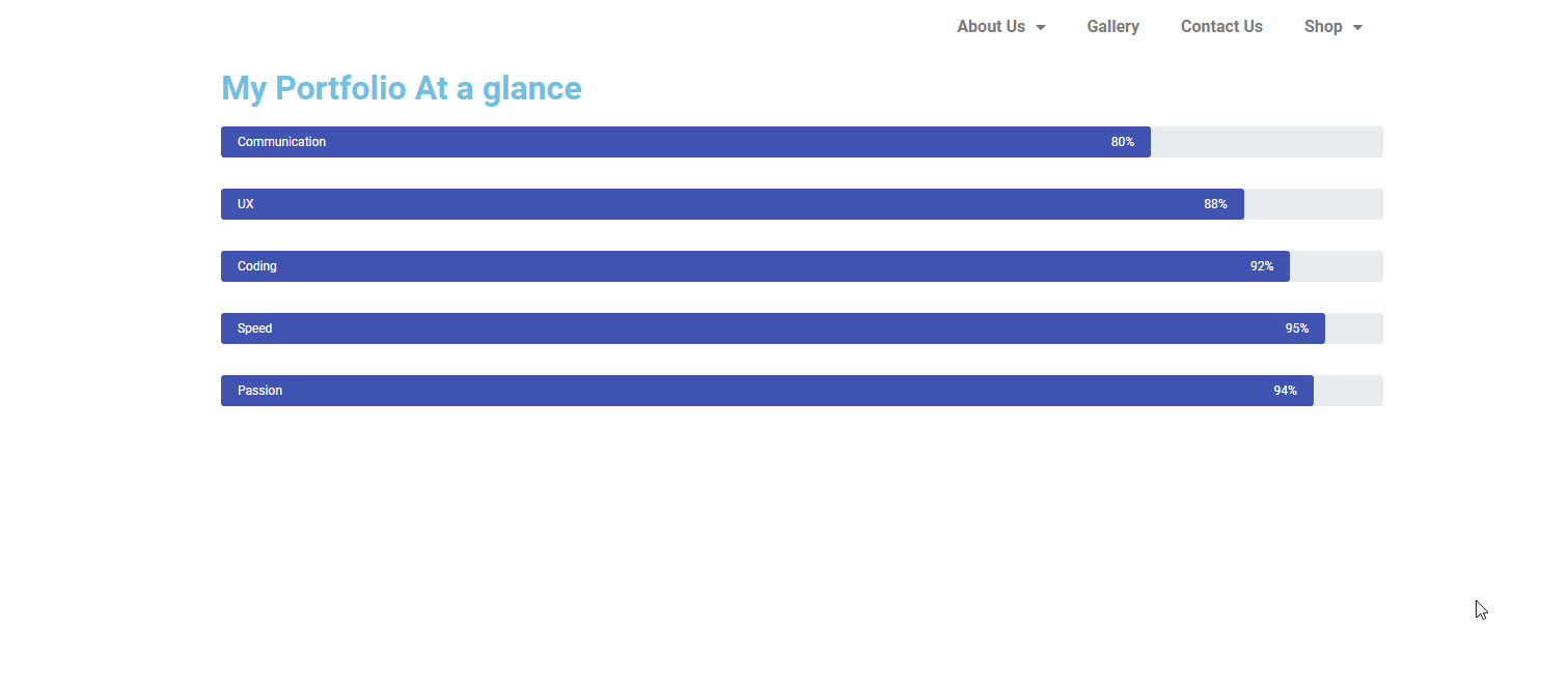 How To Add A Skill Bar To Your WordPress Site Without Coding 10 Final Preview Design 3