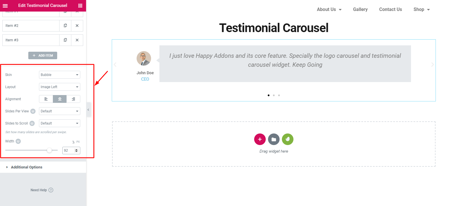 How To Improve Website Design Using Logo Carousel & Testimonial Carousel 13 Images Settings
