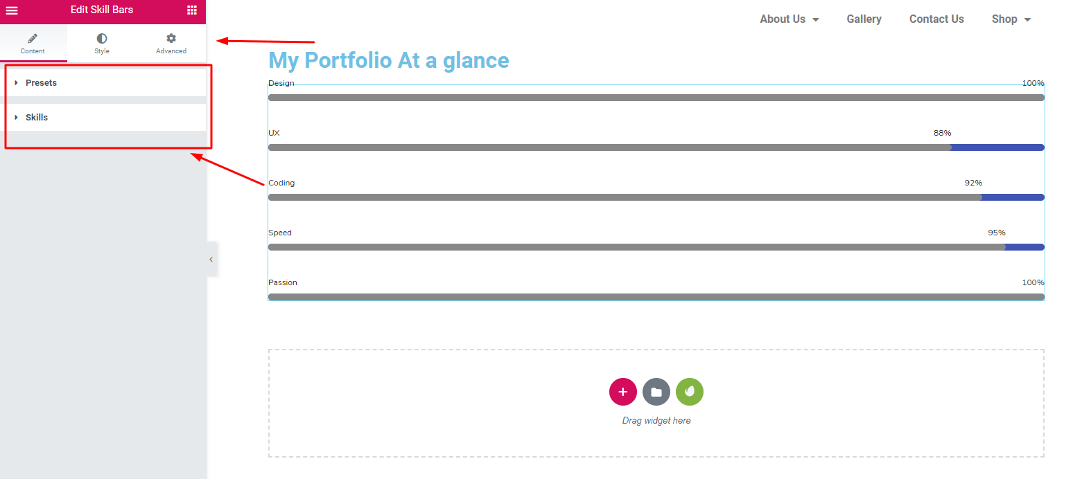 How To Add A Skill Bar To Your WordPress Site Without Coding 3 Progress bar
