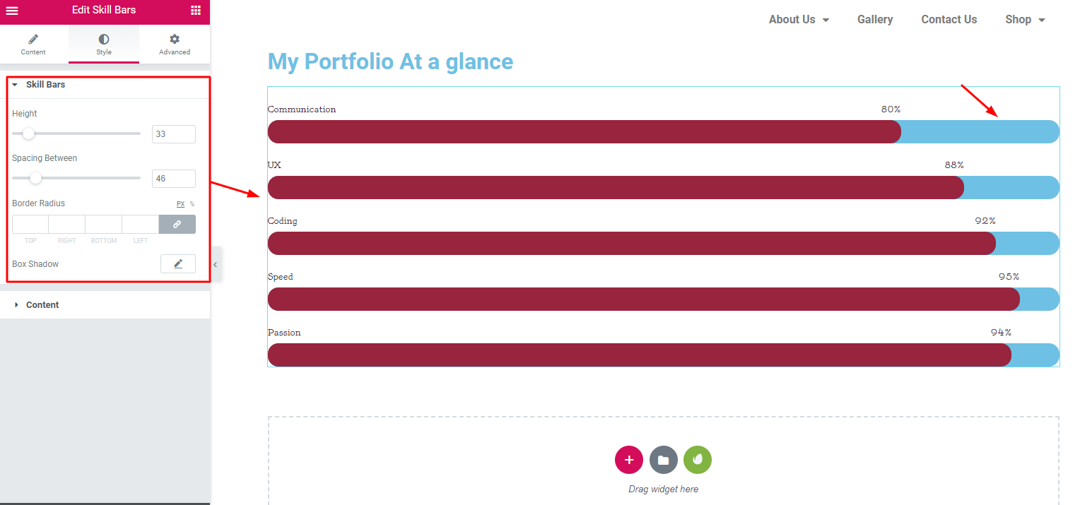 How To Add A Skill Bar To Your WordPress Site Without Coding 6 Skill Bars