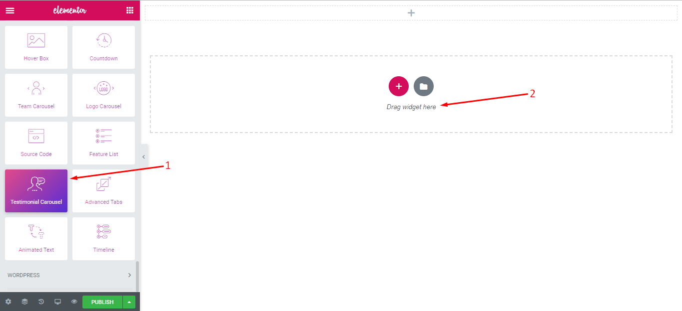 How To Improve Website Design Using Logo Carousel & Testimonial Carousel 10 How to add testimonial widget on Elementor Canvas