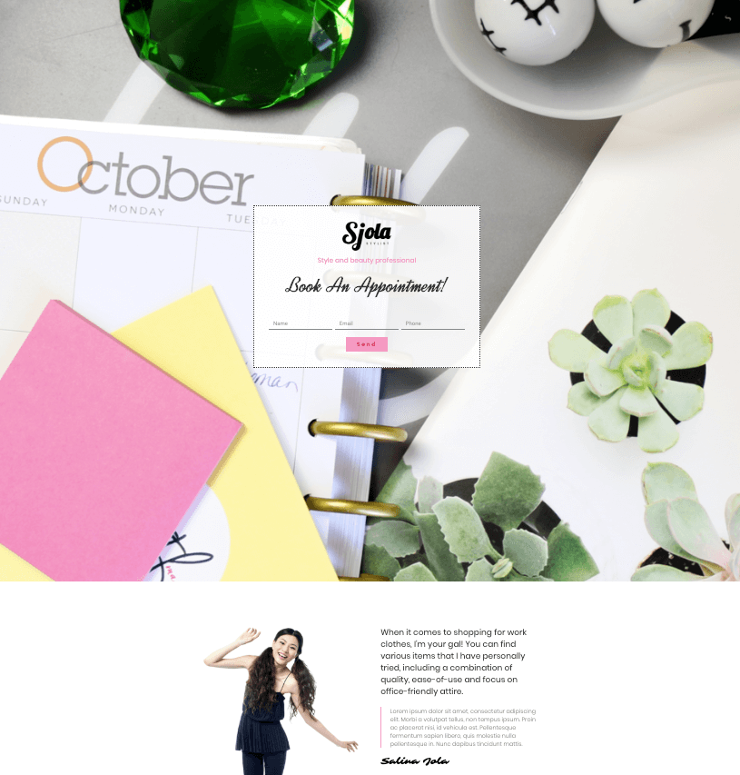 Top Free and Premium Elementor Templates You Should Have A Look 10 Stylist template for elementor