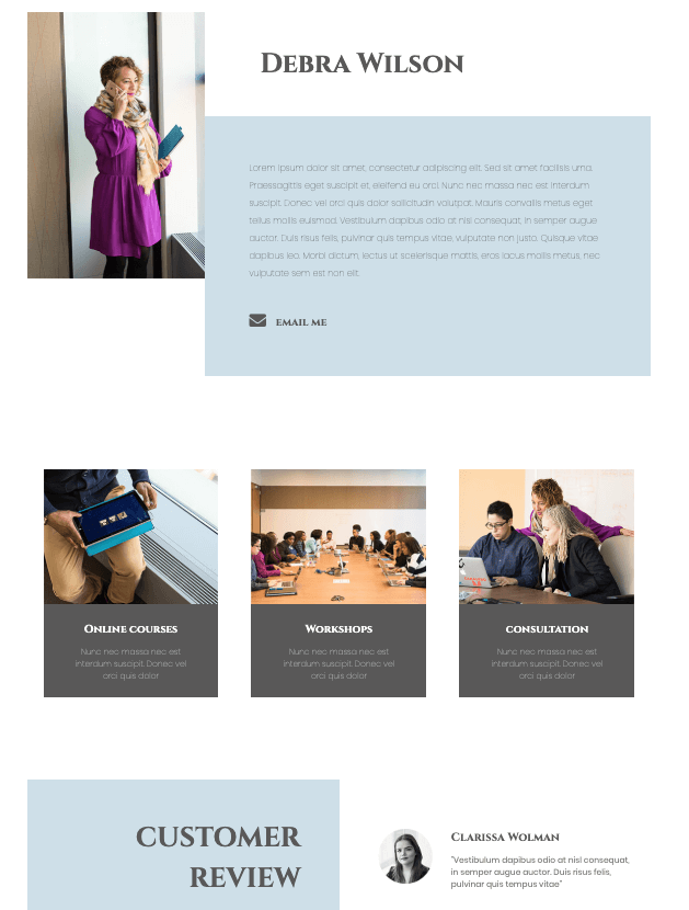 Top Free and Premium Elementor Templates You Should Have A Look 3 personal template for elementor