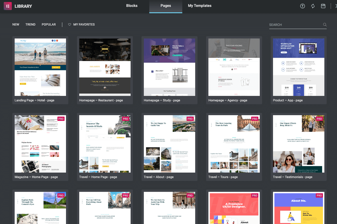 Top Free and Premium Elementor Templates You Should Have A Look 20 elementor template library