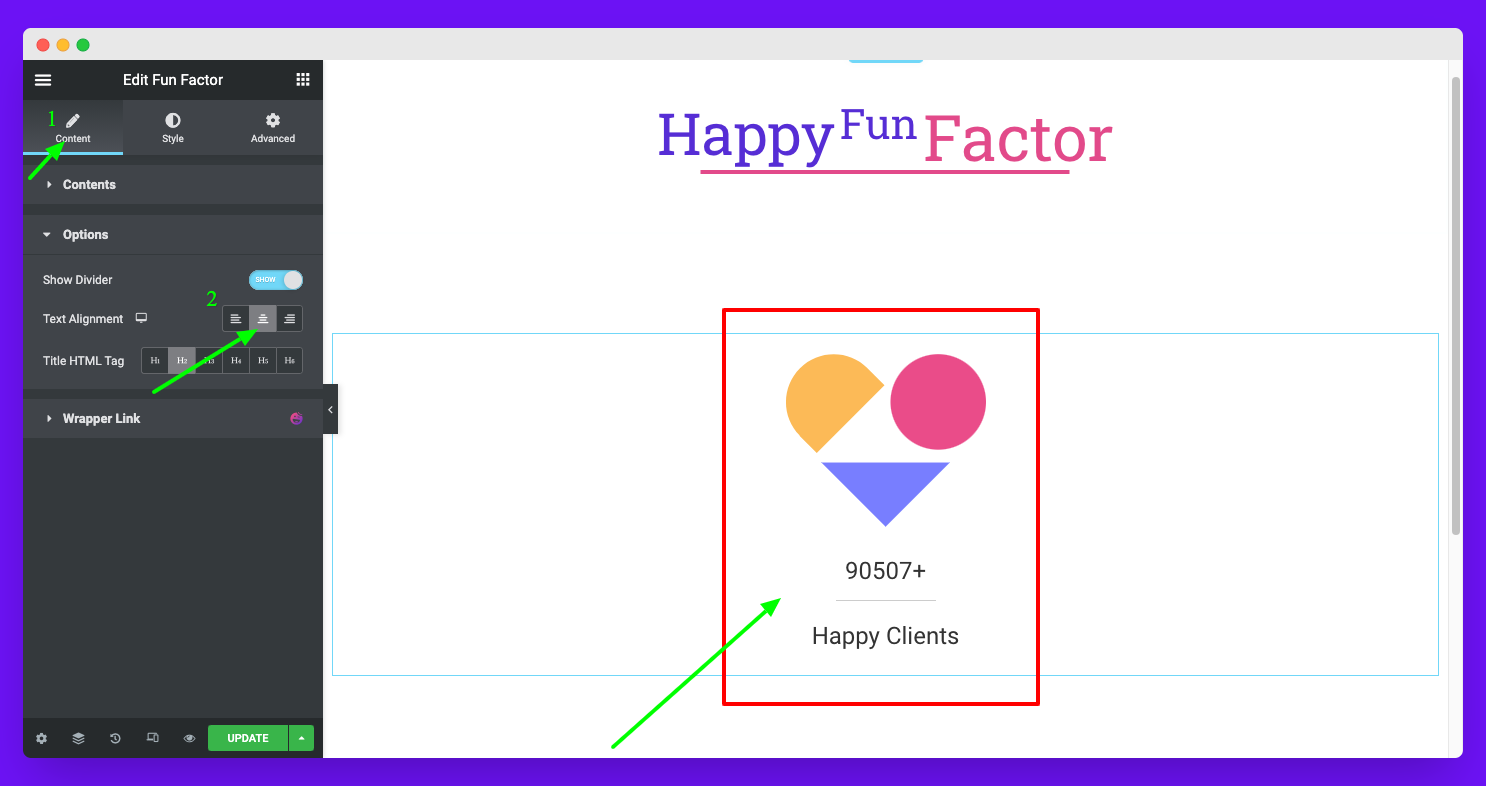 Fun Factor 11 fun factor text alignment