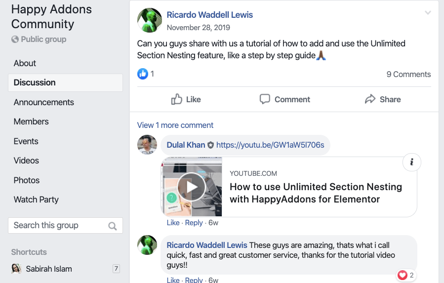How Happy Addons Helping The Elementor Community 4 elementor community