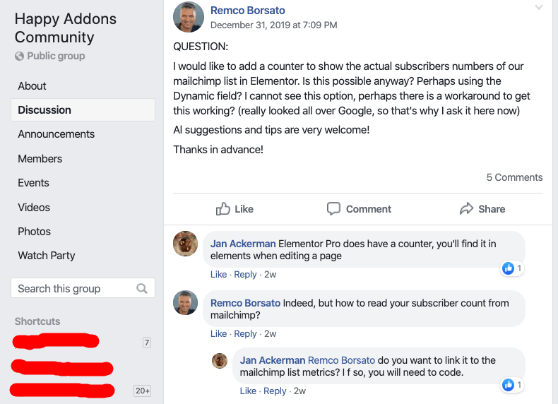 How Happy Addons Helping The Elementor Community 5 elementor community