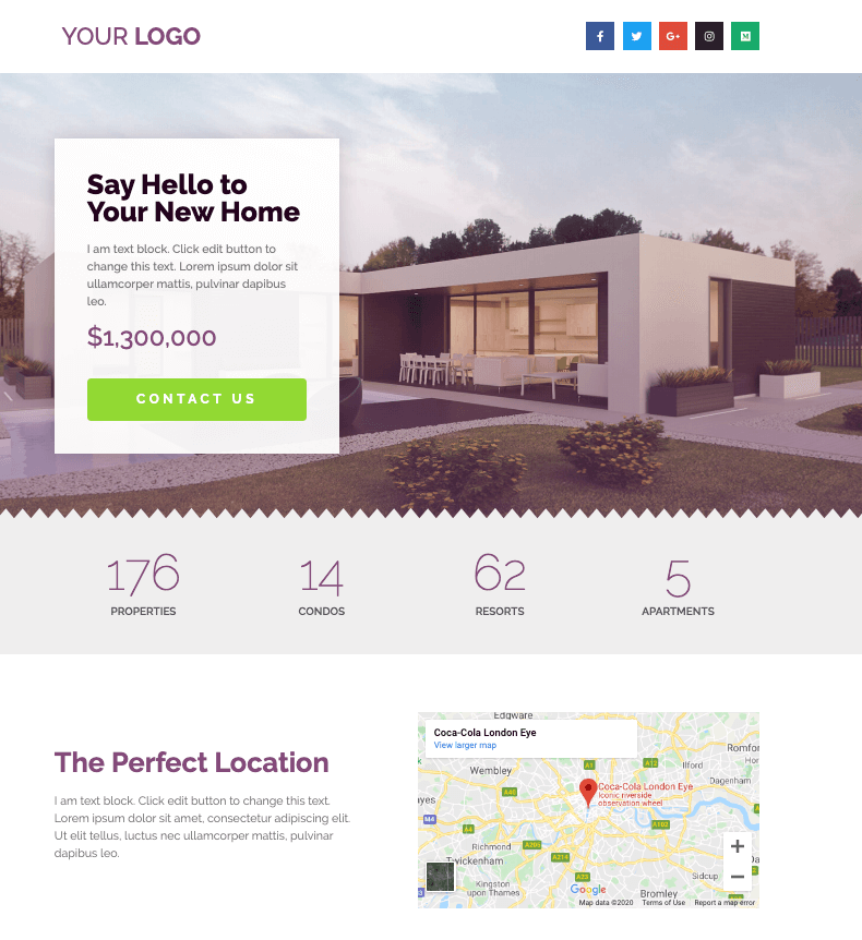 Top Free and Premium Elementor Templates You Should Have A Look 7 real estate 2