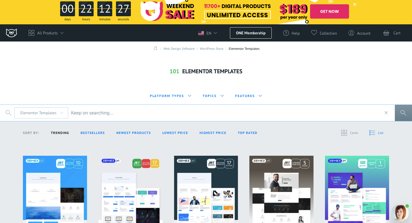 Where to Find The Best Template for Elementor (How to Choose The Right One) 4 Template Monster