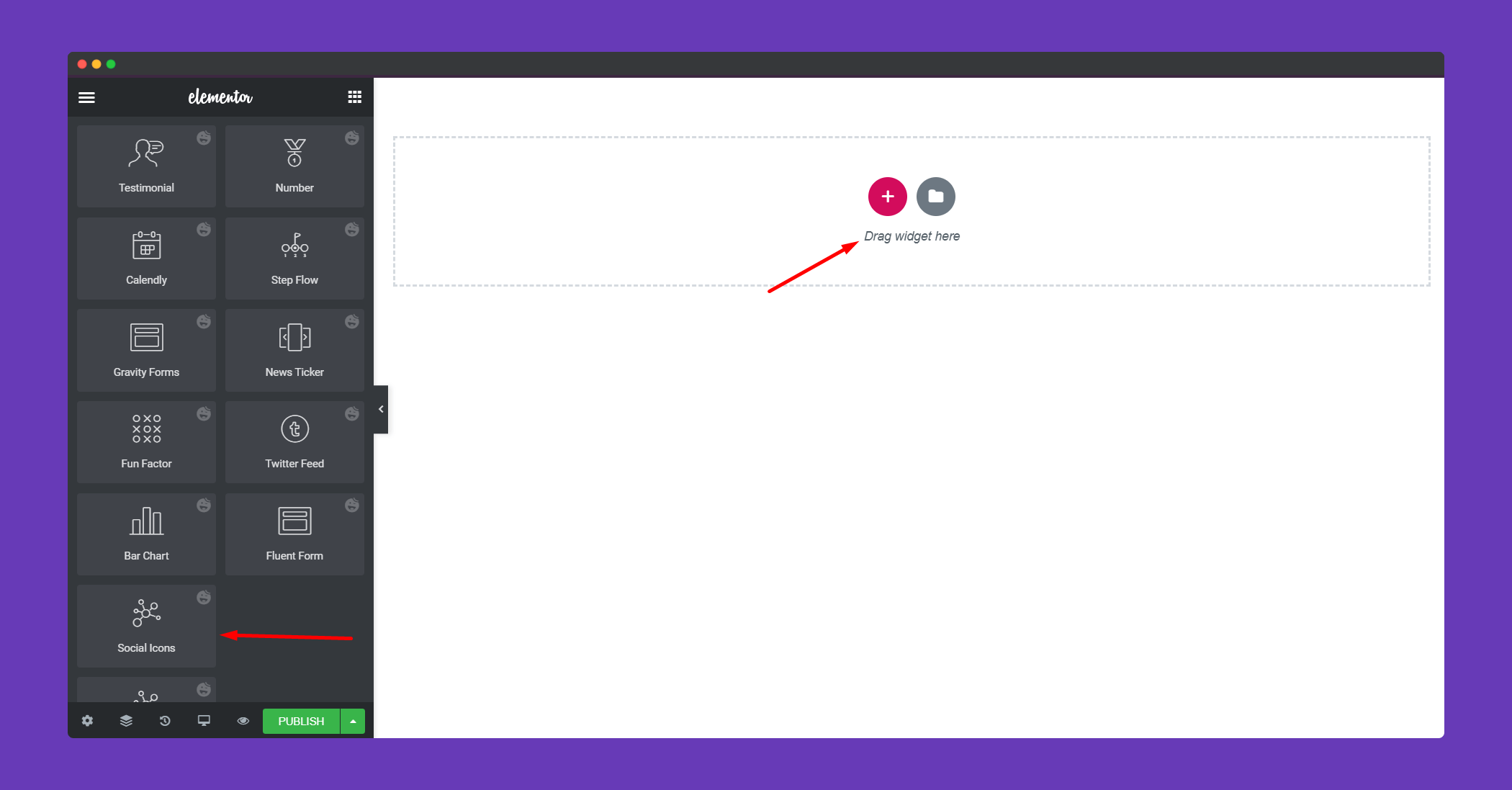 Social Icon 1 Drag And Drop