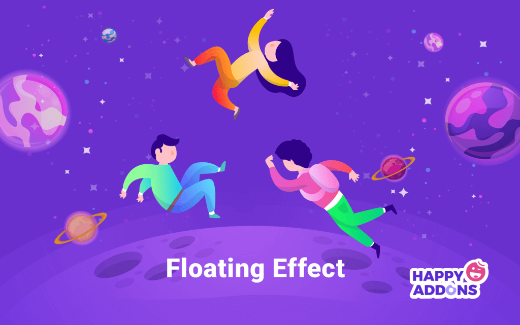 9+ Reasons To Customize Your Website with A WordPress Page Builder (Why Choose Elementor) 6 Floating effect in Happy Addons