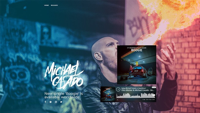 Top 10 Elementor Websites (Live Examples) 11 Michael Casado