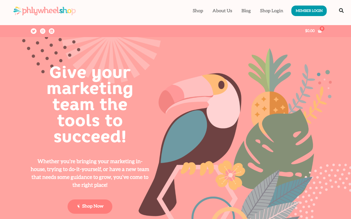 Top 10 Elementor Websites (Live Examples) 6 The Plywheel Shop