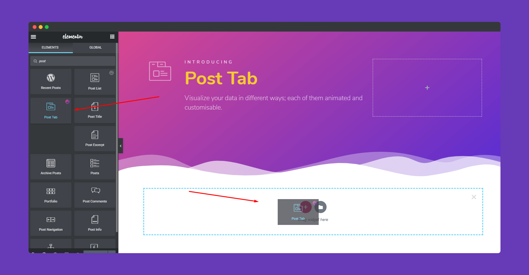 Post Tab 1 Post Tab Widget