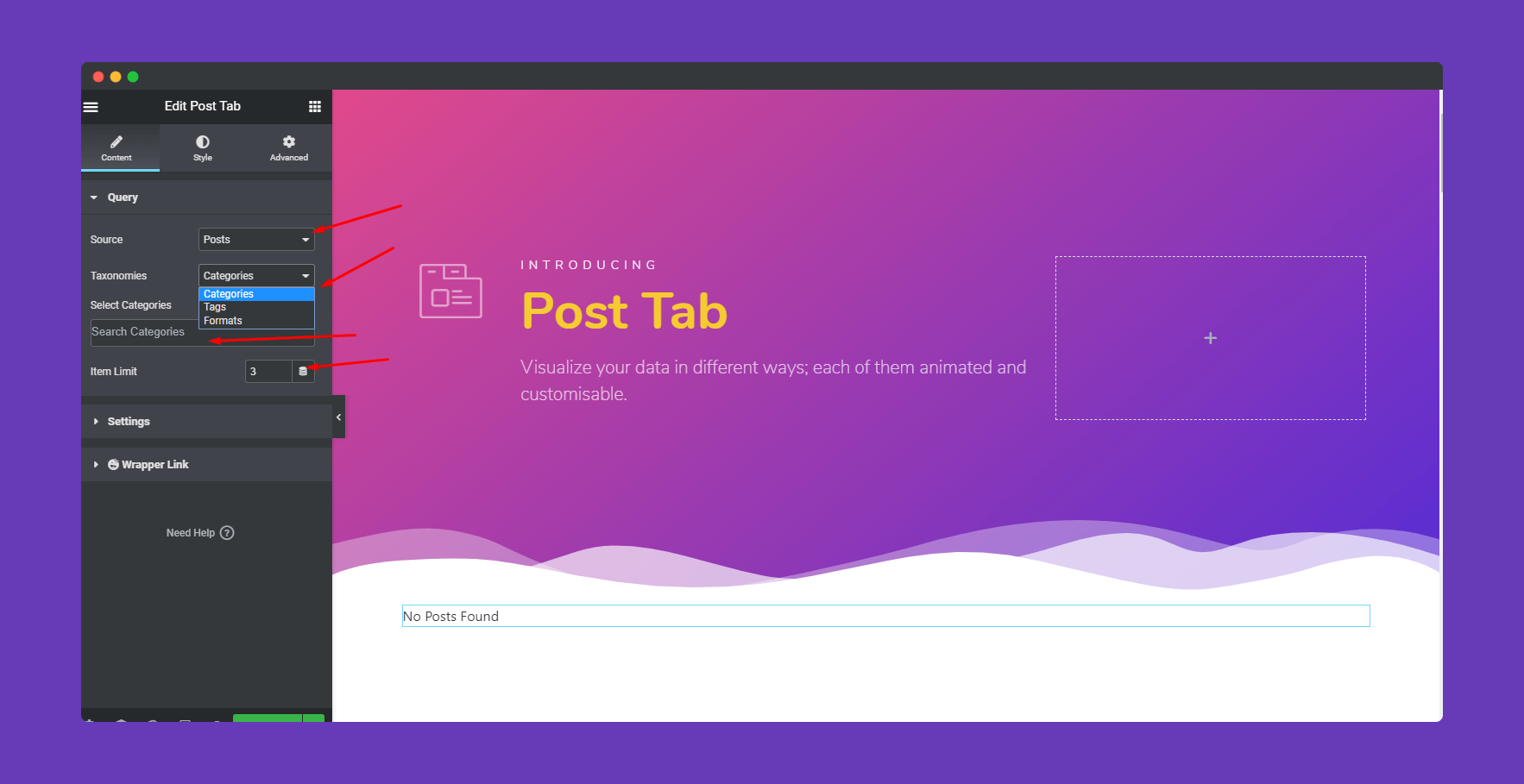 Post Tab 2 Post Tab Widget