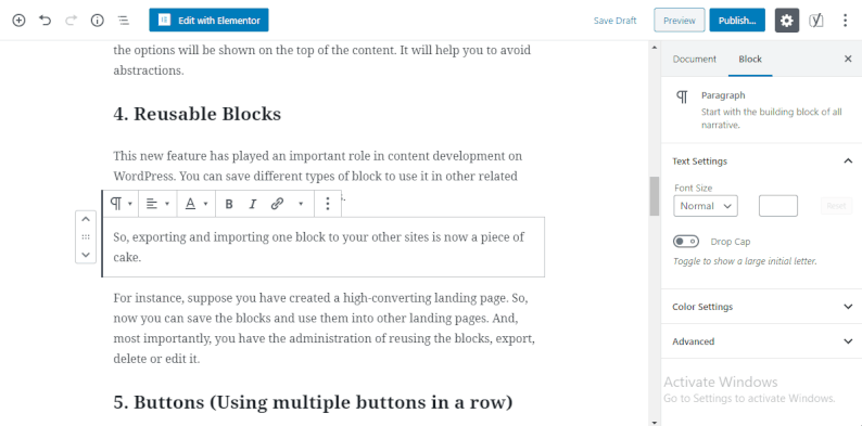13+ Quick Gutenberg WordPress Tips To Speedup Your Workflow 11 Gutenberg Reusable block