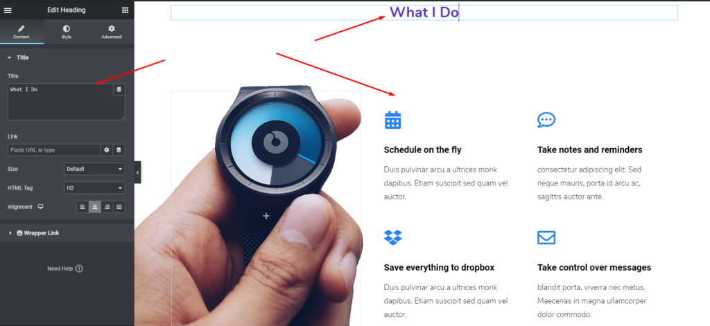 How To Create a Website with Elementor & Give It a Professional Look with Ease 7 Customizing Elementor Section