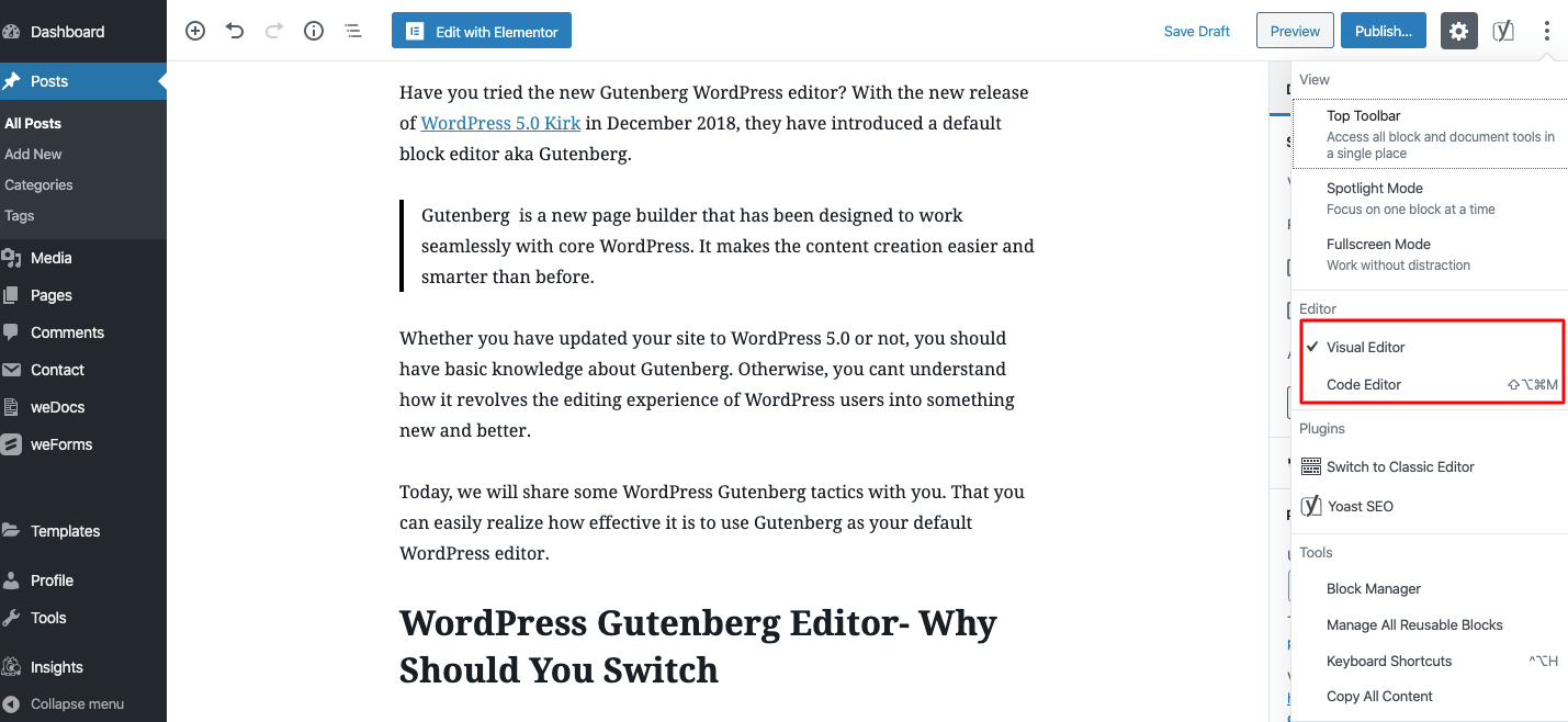 13+ Quick Gutenberg WordPress Tips To Speedup Your Workflow 4 Gutenberg WordPress