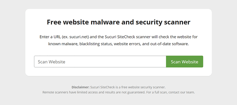 How To Remove Malware From Your WordPress Site (5 Easy Ways) 2 Scan your website