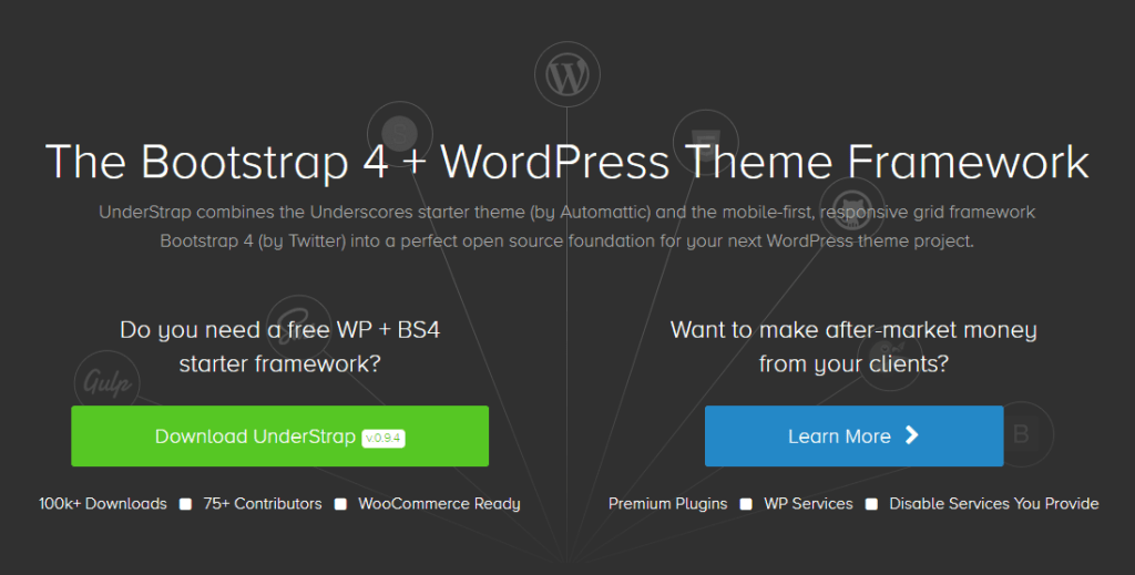 10 Best WordPress Starter Themes (How to Choose The Right One?) 5 understrap-starter-theme