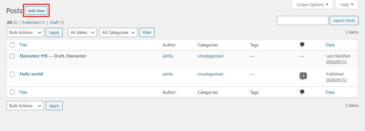 How to Use Elementor to Build Your Website With Ease 4 Create new page in elementor