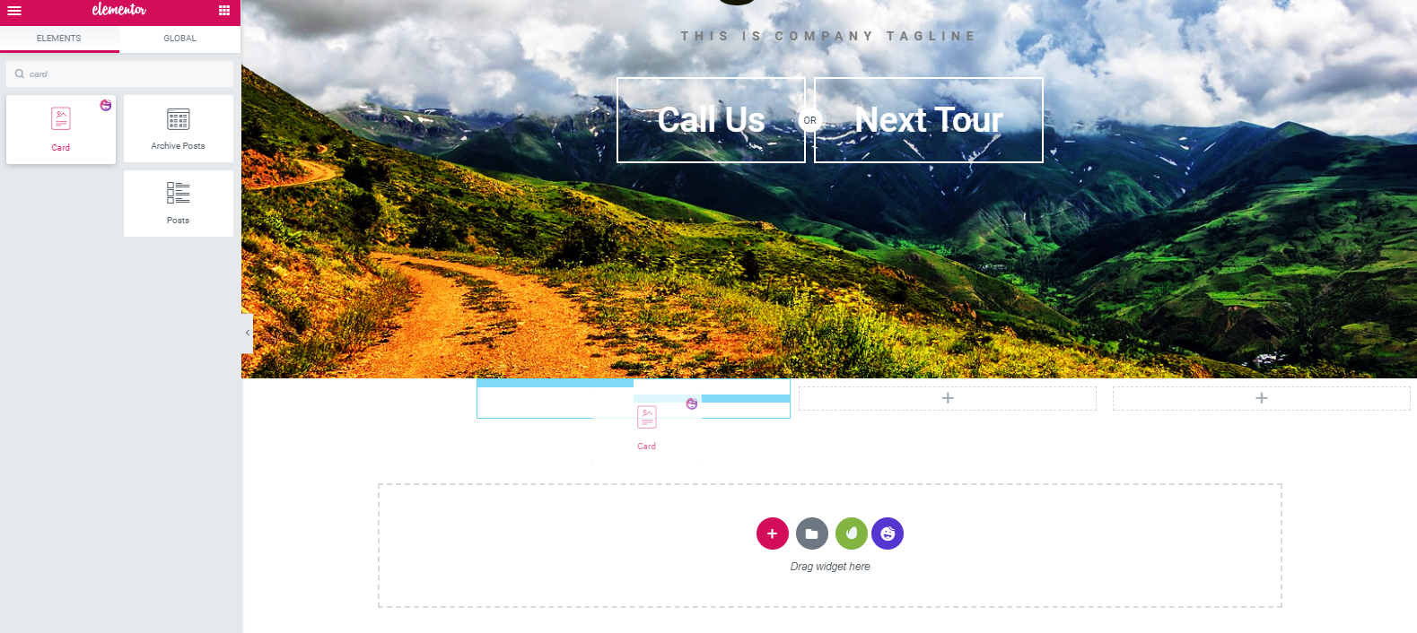 How To Create a Travel Website with WordPress and Elementor In Under an Hour 17 How to add a card widget