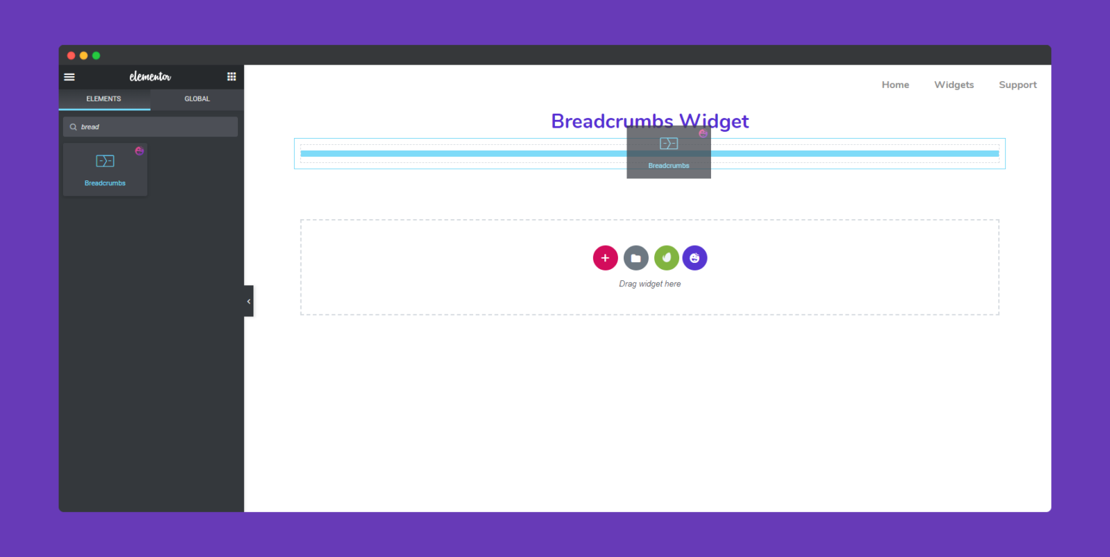 Breadcrumbs 1 Breadcrumbs Widget