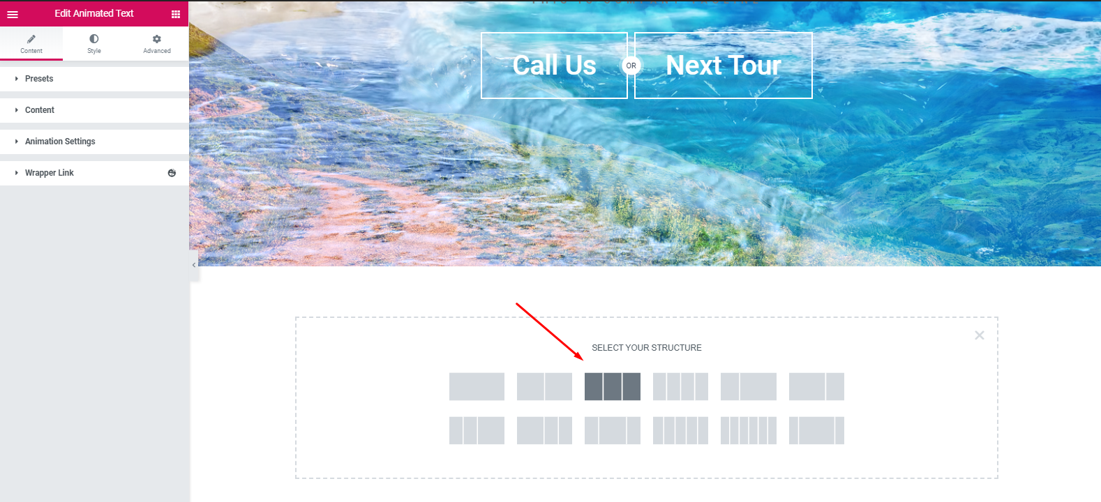 How To Create a Travel Website with WordPress and Elementor In Under an Hour 15 Create a section for travel website