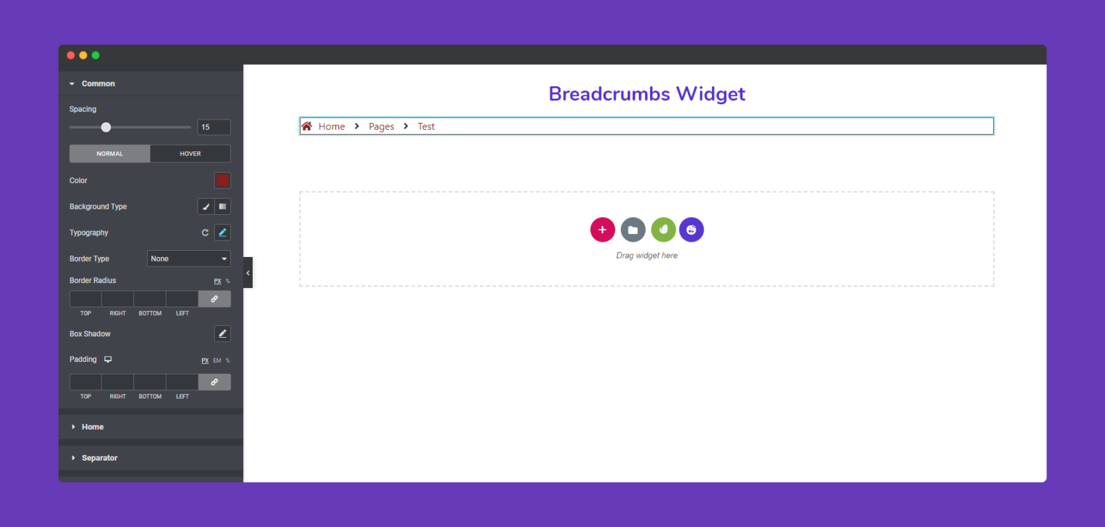 Breadcrumbs 6 Breadcrumbs Widget