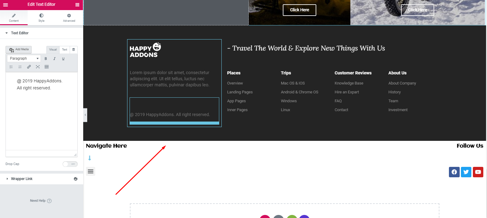 How To Create a Travel Website with WordPress and Elementor In Under an Hour 38 Final Design 3