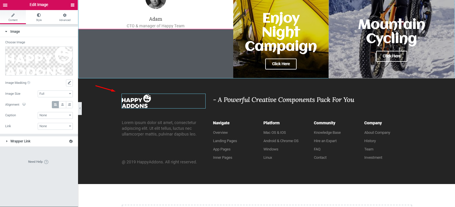 How To Create a Travel Website with WordPress and Elementor In Under an Hour 37 Footer 2