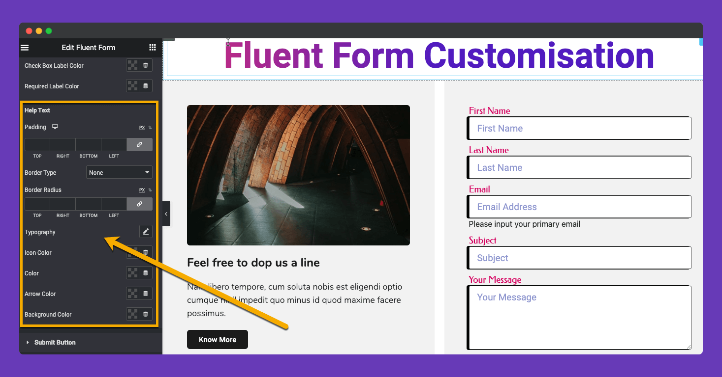 Fluent Form Widget 6 HappyAddons Fluent Form 6