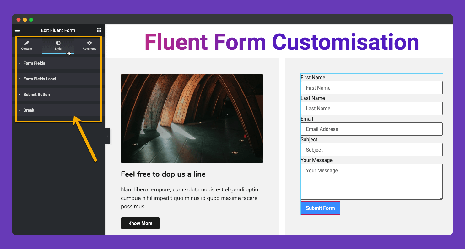 Fluent Form Widget 3 HappyAddons fluent form 3