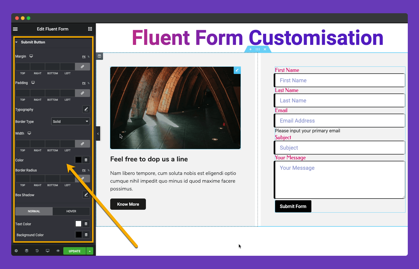 Fluent Form Widget 7 Happyaddons fluent form